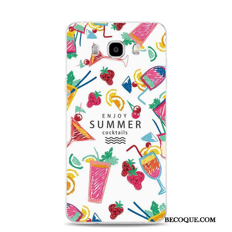 Samsung Galaxy J5 2017 Multicolore Rouge Fleurs Coque De Téléphone Gaufrage Fluide Doux
