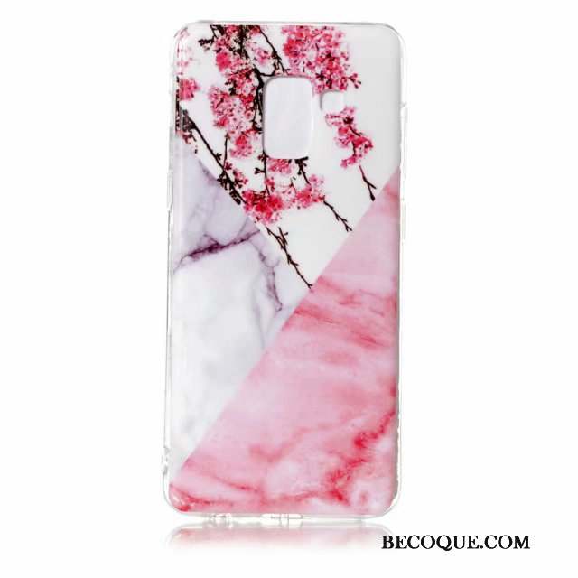 Samsung Galaxy J6 Coque De Téléphone Étui Téléphone Portable Grand Rose Pu