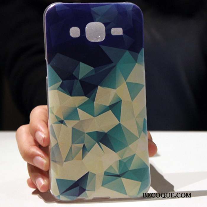 Samsung Galaxy J7 2015 Bleu Incassable Téléphone Portable Silicone Coque De Téléphone Étui
