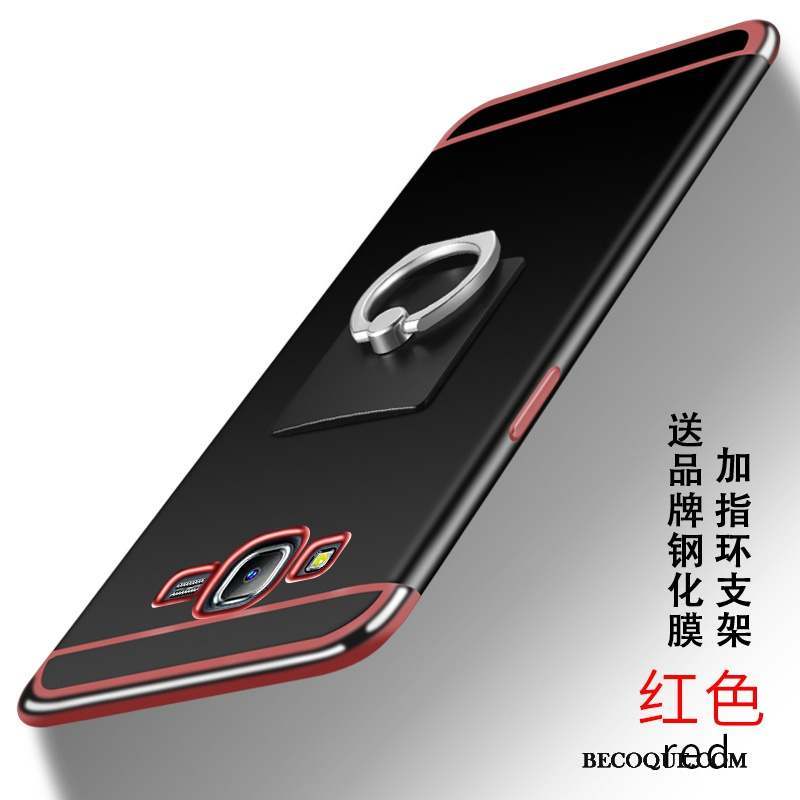 Samsung Galaxy J7 2015 Coque Fluide Doux Téléphone Portable Personnalité Rouge Créatif Étui