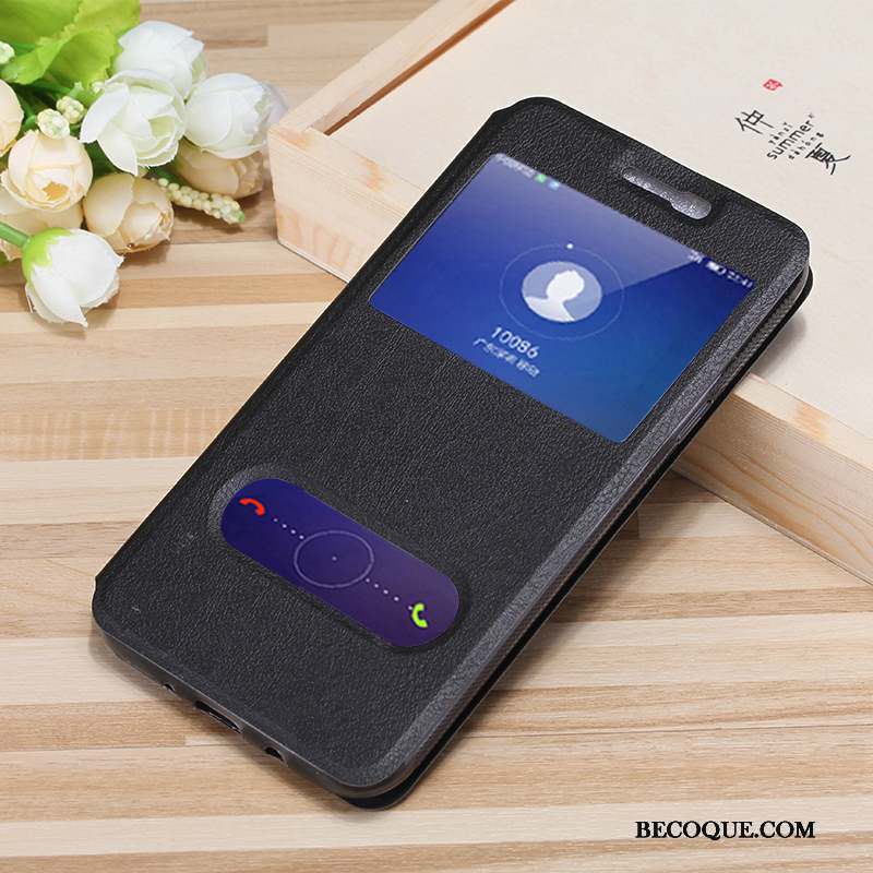 Samsung Galaxy J7 2015 Coque Ouvrir La Fenêtre Protection Téléphone Portable Étui Fluide Doux Silicone