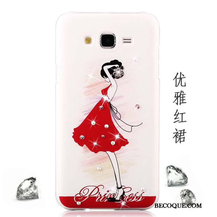 Samsung Galaxy J7 2015 Incassable Peinture Strass Tendance Protection Coque De Téléphone