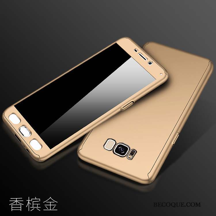 Samsung Galaxy J7 2015 Or Rose Coque Incassable Tout Compris Délavé En Daim Difficile