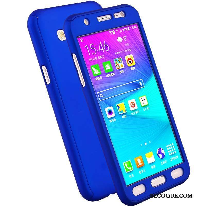 Samsung Galaxy J7 2016 Coque De Téléphone Difficile Incassable Or Rose Protection Étui