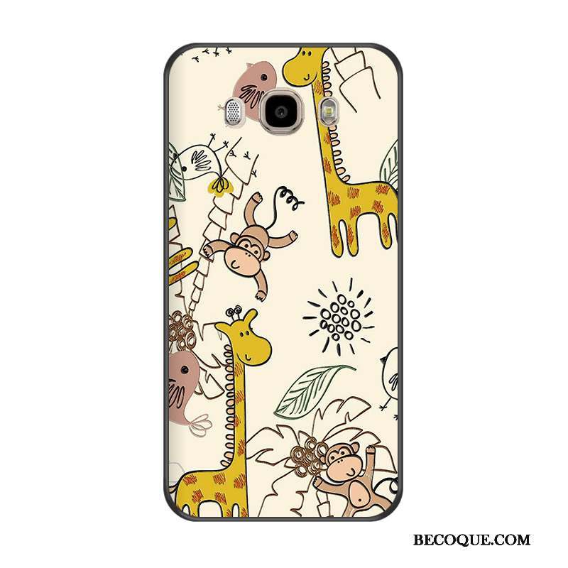 Samsung Galaxy J7 2016 Coque De Téléphone Fluide Doux Protection Silicone Dessin Animé Multicolore