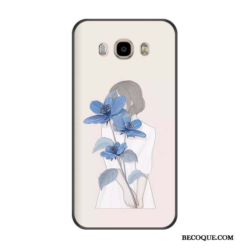 Samsung Galaxy J7 2016 Coque De Téléphone Fluide Doux Protection Silicone Dessin Animé Multicolore