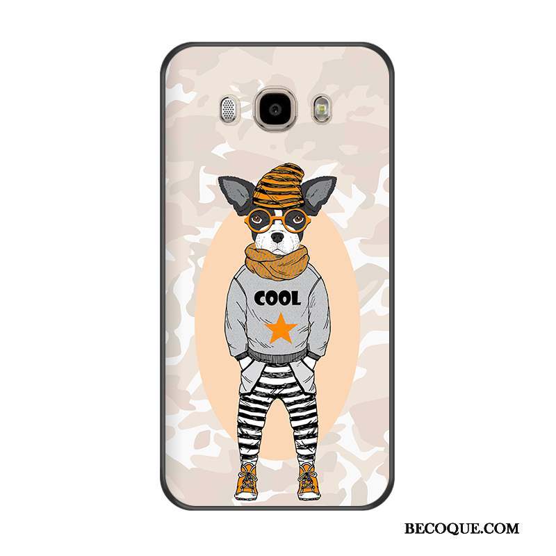 Samsung Galaxy J7 2016 Coque De Téléphone Fluide Doux Protection Silicone Dessin Animé Multicolore