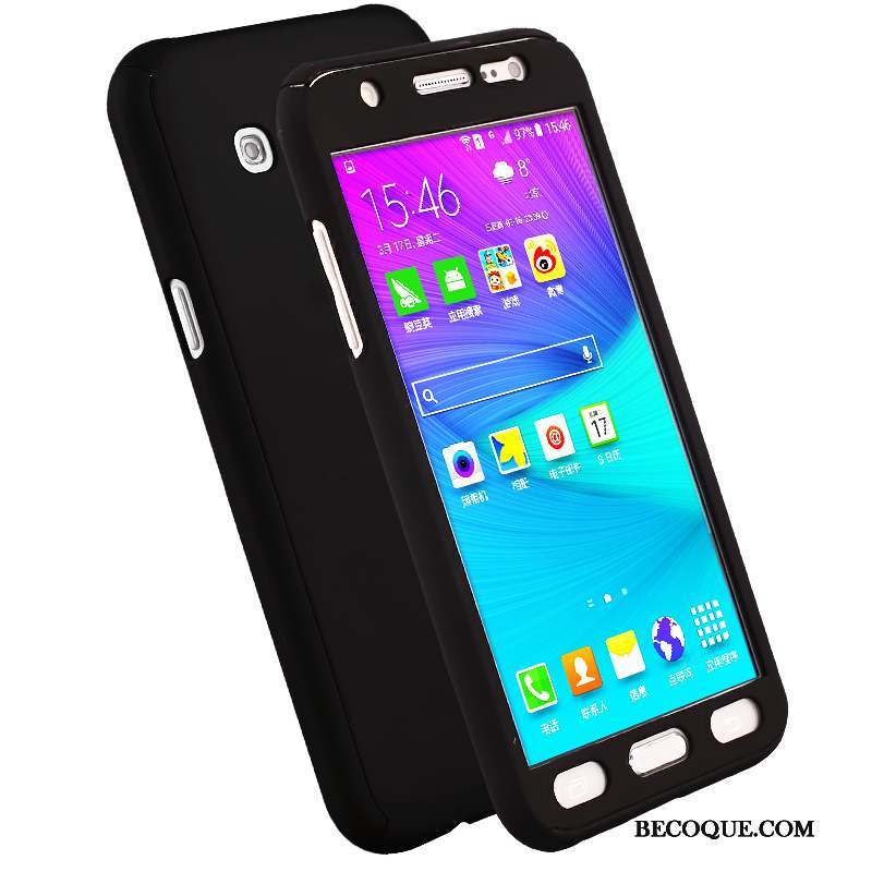 Samsung Galaxy J7 2016 Coque De Téléphone Tout Compris Simple Incassable Étui Rouge