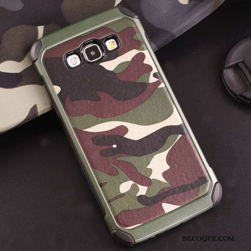 Samsung Galaxy J7 2016 Incassable Camouflage Coque De Téléphone Étui Vert Protection