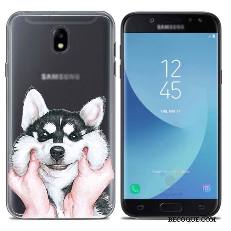 Samsung Galaxy J7 2017 Coque Étui Or Créatif Silicone Europe Fluide Doux