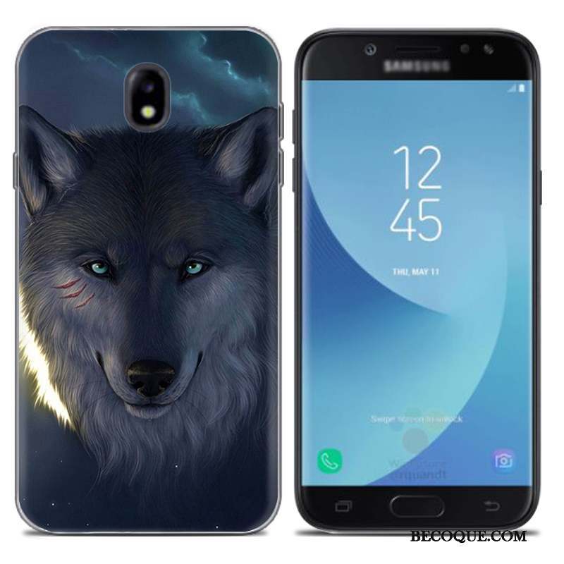 Samsung Galaxy J7 2017 Coque Étui Or Créatif Silicone Europe Fluide Doux