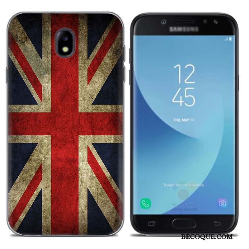 Samsung Galaxy J7 2017 Coque Étui Or Créatif Silicone Europe Fluide Doux