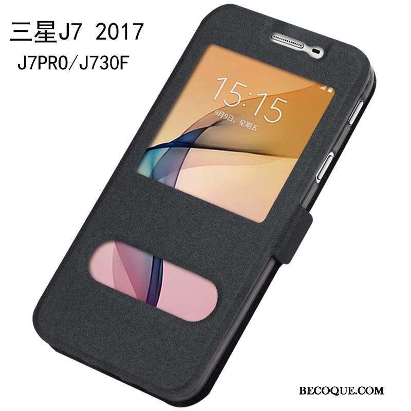 Samsung Galaxy J7 2017 Téléphone Portable Tout Compris Coque De Téléphone Bleu Étui Protection