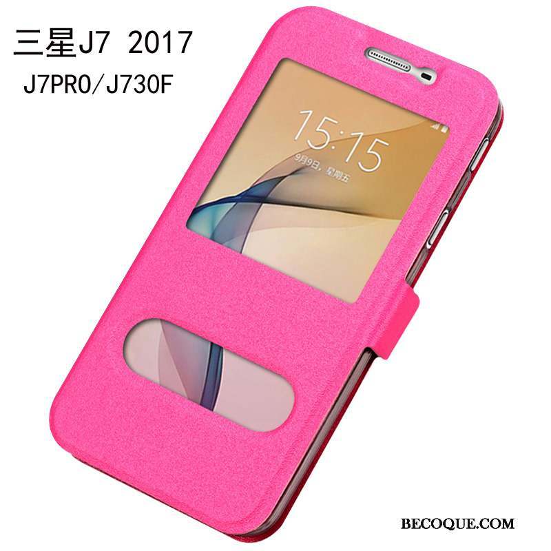 Samsung Galaxy J7 2017 Téléphone Portable Tout Compris Coque De Téléphone Bleu Étui Protection