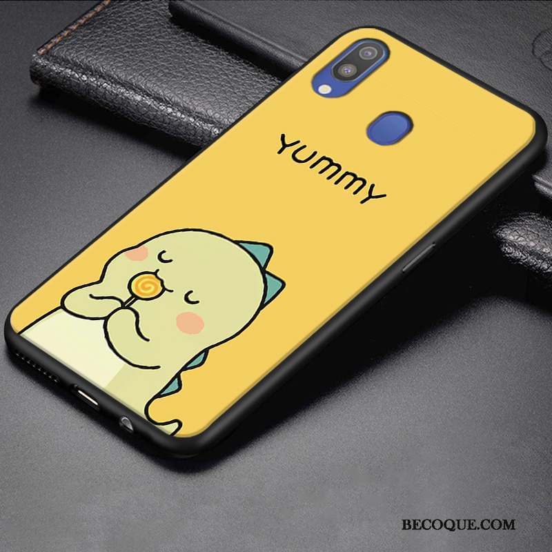 Samsung Galaxy M20 Coque Tout Compris Dessin Animé Étui Petit Protection Silicone