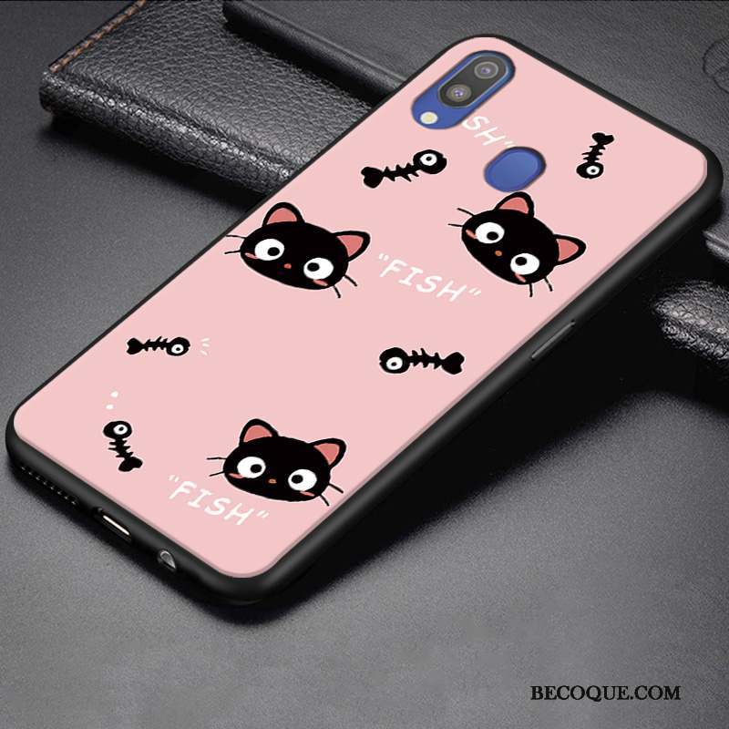 Samsung Galaxy M20 Coque Tout Compris Dessin Animé Étui Petit Protection Silicone