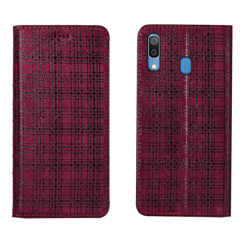 Samsung Galaxy M20 Coque Étui En Cuir Tout Compris Incassable Velours Protection Modèle Fleurie