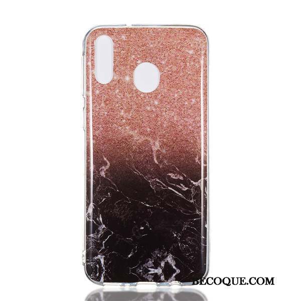 Samsung Galaxy M20 Dessin Animé Étui Coque De Téléphone Silicone Créatif Violet