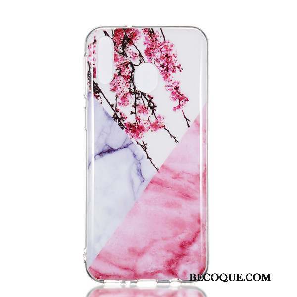 Samsung Galaxy M20 Dessin Animé Étui Coque De Téléphone Silicone Créatif Violet