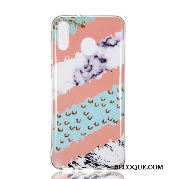 Samsung Galaxy M20 Dessin Animé Étui Coque De Téléphone Silicone Créatif Violet