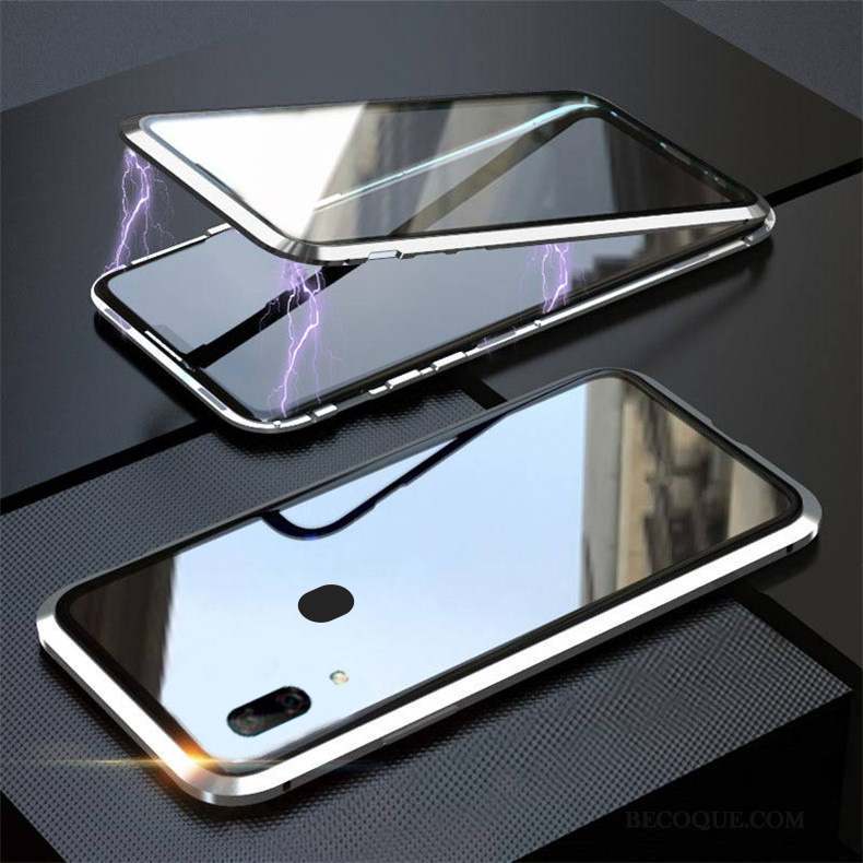 Samsung Galaxy M20 Simple Étui Magnétisme Incassable Coque De Téléphone Tout Compris