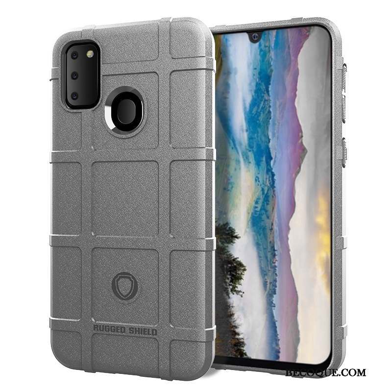 Samsung Galaxy M30s Coque De Téléphone Tout Compris Silicone Téléphone Portable Noir Étui