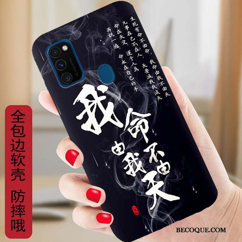 Samsung Galaxy M30s Coque Dessin Animé Étui Fluide Doux Silicone Protection