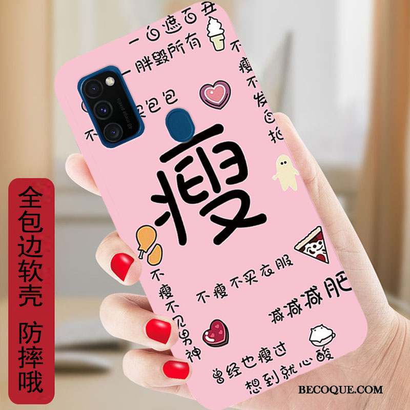 Samsung Galaxy M30s Coque Dessin Animé Étui Fluide Doux Silicone Protection