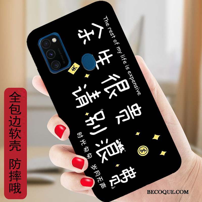 Samsung Galaxy M30s Coque Dessin Animé Étui Fluide Doux Silicone Protection