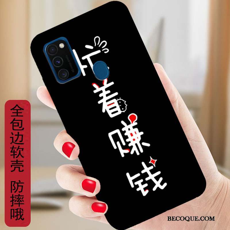 Samsung Galaxy M30s Coque Dessin Animé Étui Fluide Doux Silicone Protection