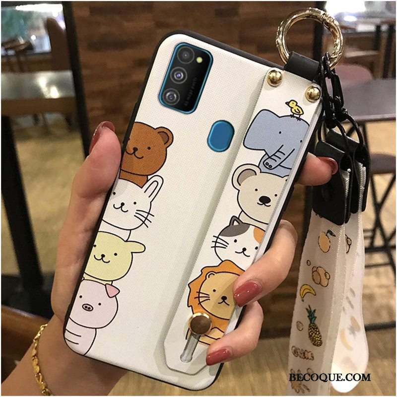 Samsung Galaxy M30s Coque Protection Charmant Fluide Doux Support Chaud Dessin Animé