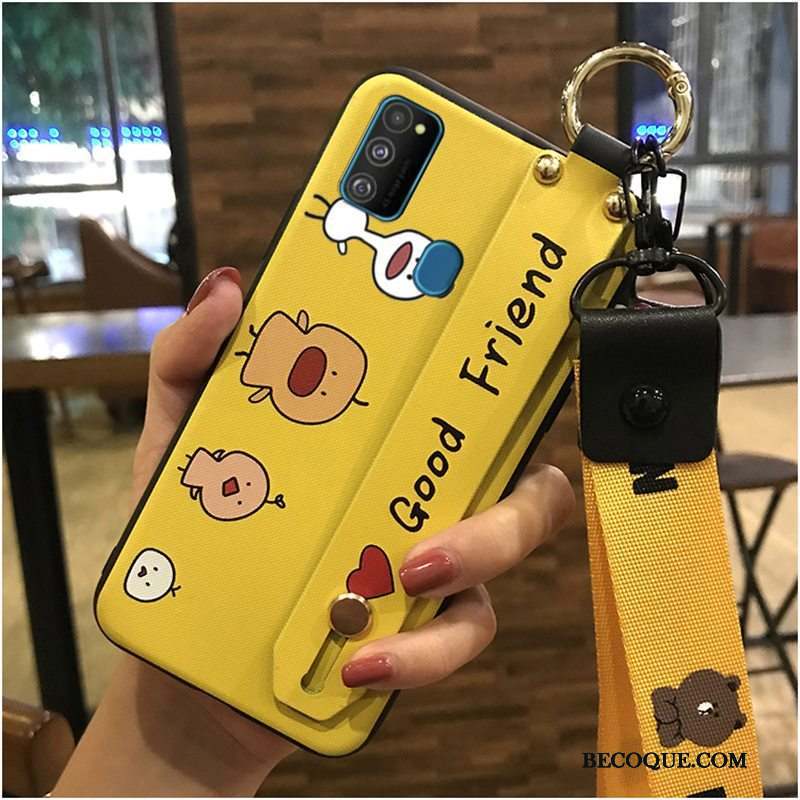 Samsung Galaxy M30s Coque Protection Charmant Fluide Doux Support Chaud Dessin Animé