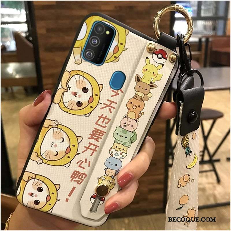 Samsung Galaxy M30s Coque Protection Charmant Fluide Doux Support Chaud Dessin Animé