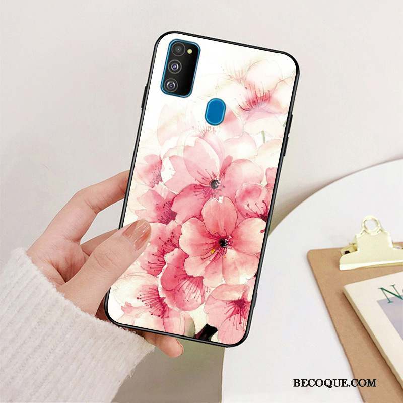 Samsung Galaxy M30s Coque Simple Protection Personnalité Tendance Mode Incassable