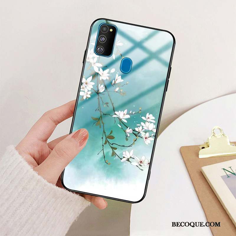 Samsung Galaxy M30s Coque Simple Protection Personnalité Tendance Mode Incassable