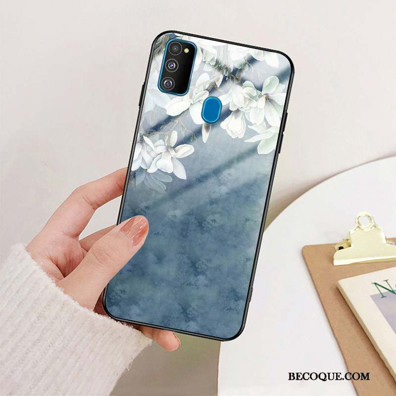 Samsung Galaxy M30s Coque Simple Protection Personnalité Tendance Mode Incassable