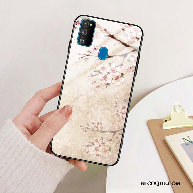 Samsung Galaxy M30s Coque Simple Protection Personnalité Tendance Mode Incassable