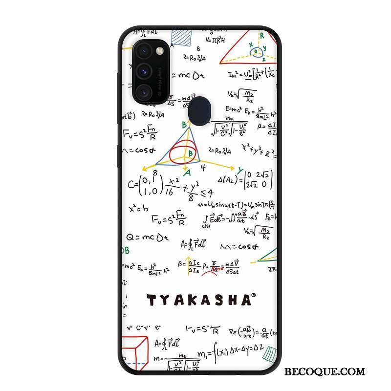 Samsung Galaxy M30s Protection Gris Coque De Téléphone Étui Dessin Animé Créatif