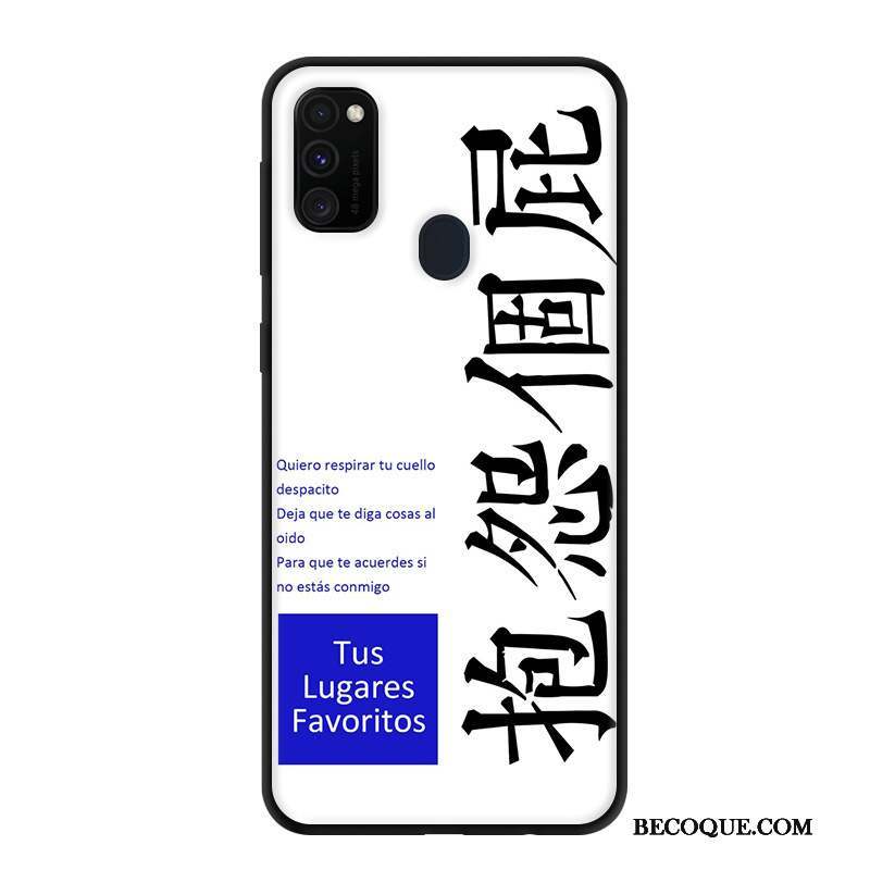 Samsung Galaxy M30s Protection Gris Coque De Téléphone Étui Dessin Animé Créatif