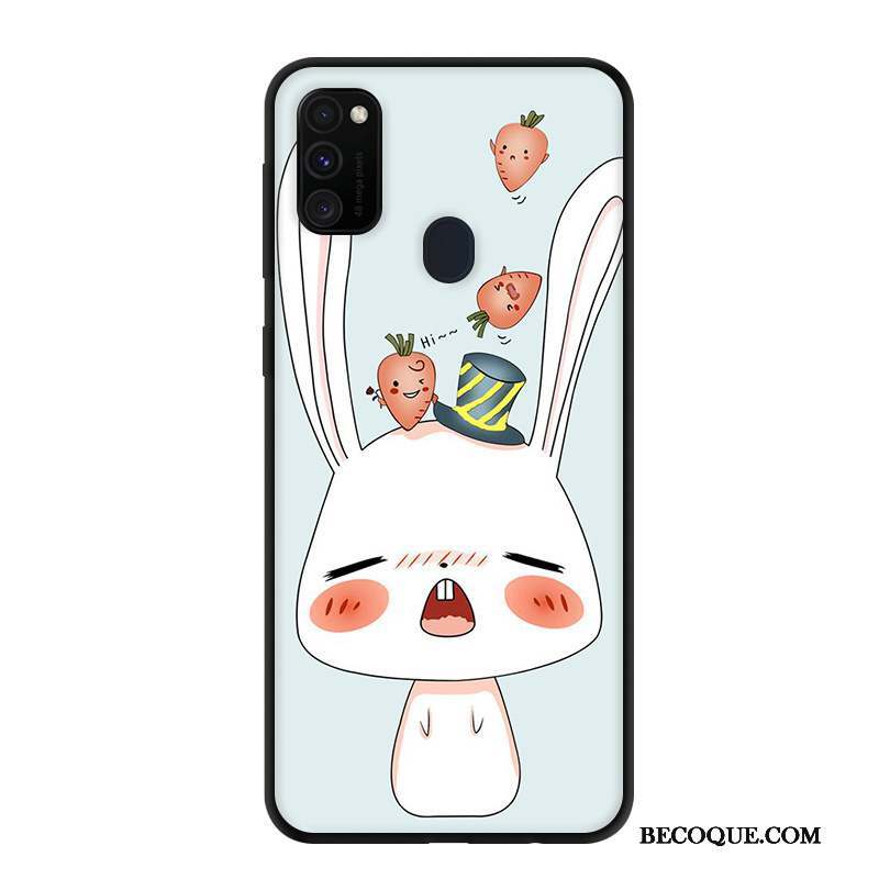 Samsung Galaxy M30s Protection Gris Coque De Téléphone Étui Dessin Animé Créatif