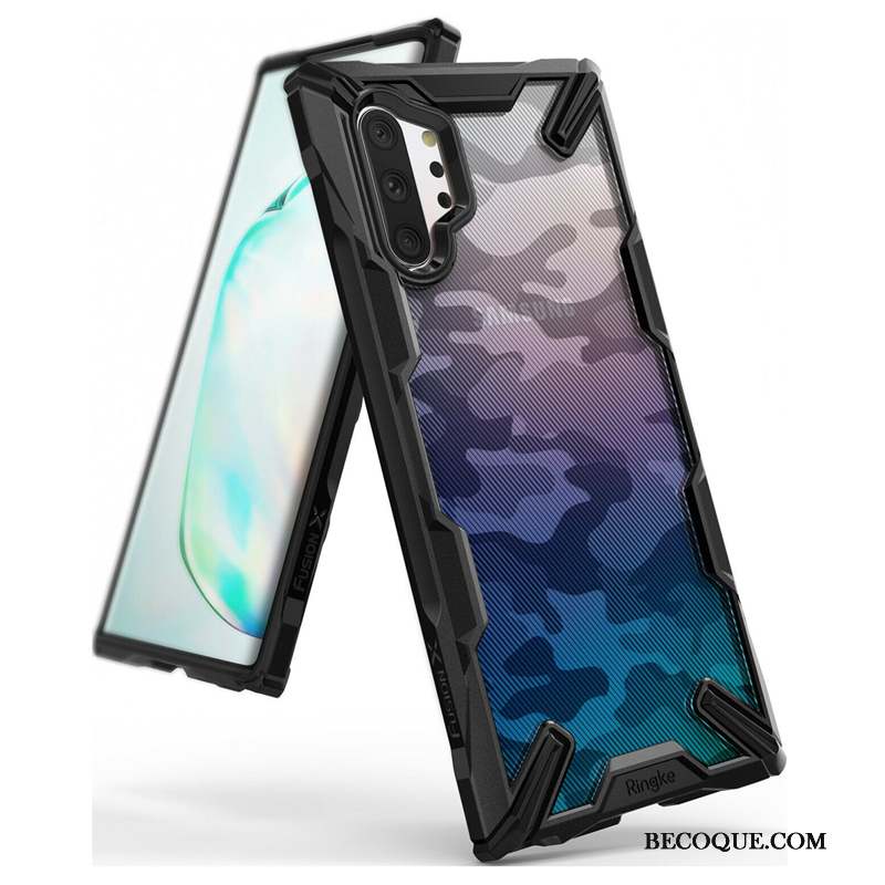 Samsung Galaxy Note 10+ Bleu Incassable Protection Personnalité Coque De Téléphone Étui