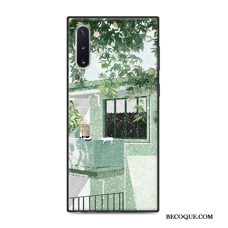 Samsung Galaxy Note 10 Coque Art Étui Vent Petit Protection Frais