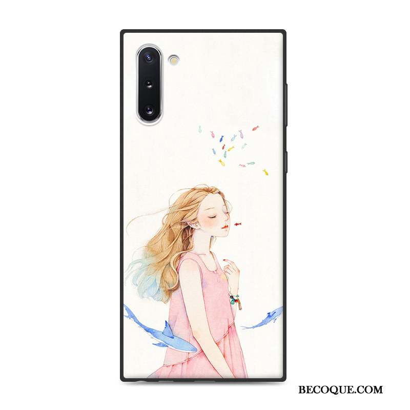 Samsung Galaxy Note 10 Coque Art Étui Vent Petit Protection Frais