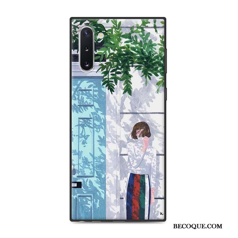 Samsung Galaxy Note 10 Coque Art Étui Vent Petit Protection Frais