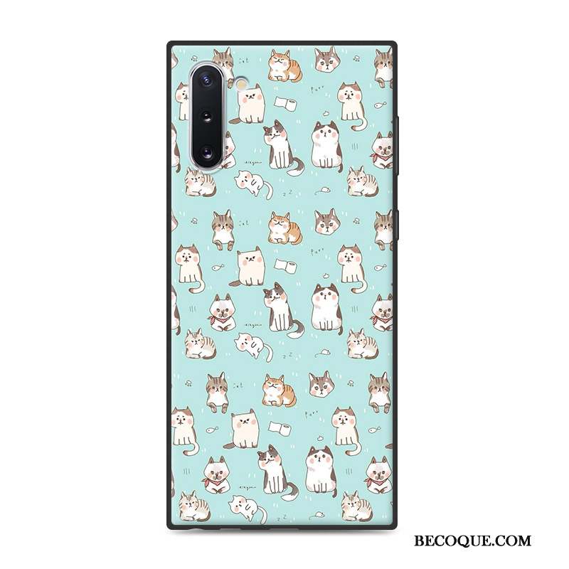 Samsung Galaxy Note 10 Coque De Téléphone Peinture Tendance Dessin Animé Fluide Doux Silicone