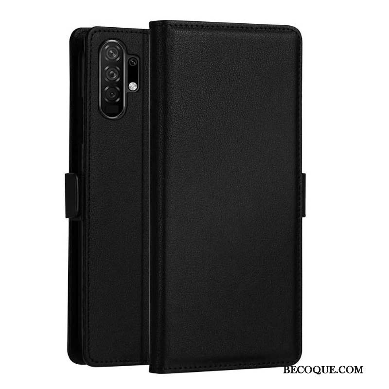 Samsung Galaxy Note 10+ Coque De Téléphone Étui En Cuir Carte Housse Or Rose