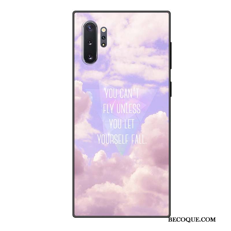 Samsung Galaxy Note 10+ Coque Frais Incassable Protection Bleu Tout Compris Personnalisé