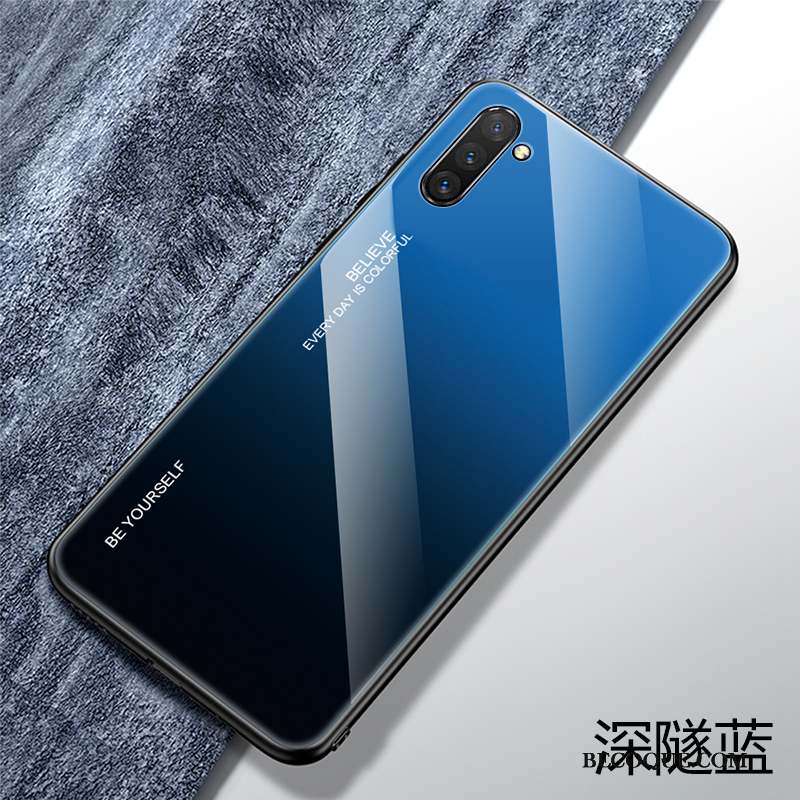 Samsung Galaxy Note 10 Coque Marque De Tendance Très Mince Incassable Bleu Protection