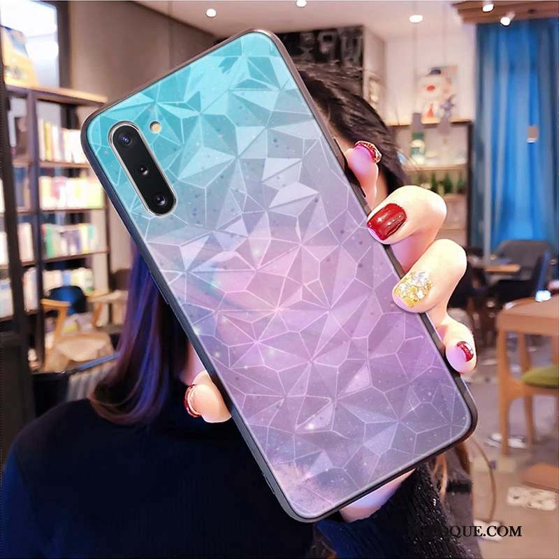 Samsung Galaxy Note 10 Frais Petit Fluide Doux Coque Losange De Téléphone