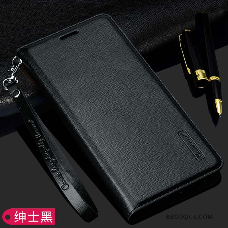 Samsung Galaxy Note 10 Incassable Or Fluide Doux Étui En Cuir Coque De Téléphone Housse